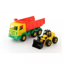 Polesie 44914 Presti wywrotka + Herakl traktor-adowarka w siatce