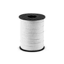 PartyDeco Wst��ka plastikowa srebrny 5mmx225m