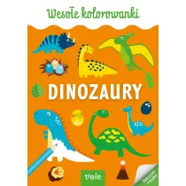 Dinozaury. Kolorowanka A4. Wesoe kolorowanki