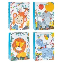 Torebka ozdobna pop-up 26x32x10cm mix ROZETTE