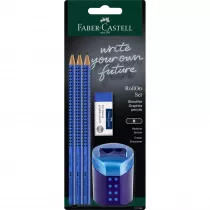 Faber-Castell O��wek + gumka + temper�wka