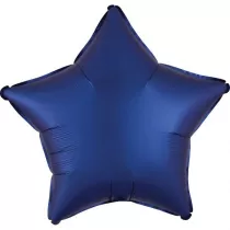 Amscan Balon foliowy Lustre Navy niebieski gwiazda 48cm