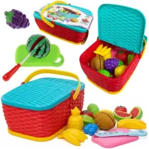 Owoce do krojenia w koszyku piknikowym Trifox