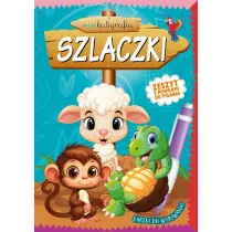 Minikaligrafia. Szlaczki. Zeszyt z rowkami do pisania