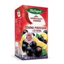 Herbapol Herbatka owocowo-ziołowa Czarna porzeczka z cytryną Herbaciany Ogród 20 x 2.7 g