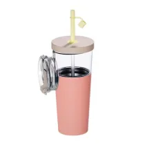 Asobu Marina Pastelowy Brzoskwiniowy Kubek termiczny 2 w 1 ze somk 845ml 845 ml