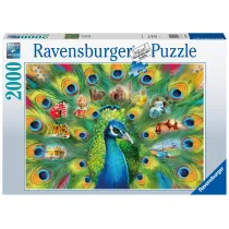 Puzzle 2000 el. Pawia Kraina Ravensburger