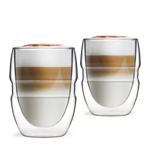 Vialli Design Komplet szklanek z podwjn ciank Sferico 7961 2 x 300 ml