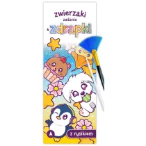 Wydrapywanka 80X215 Zwierzaki. Zadania & zdrapki SKRZAT 074895