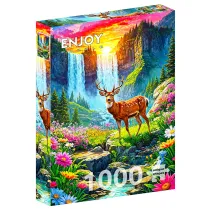Puzzle 1000 Raj dla jeleni Enjoy
