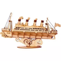 Robotime Puzzle Drewniane 3D Statek Wycieczkowy