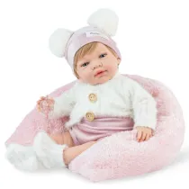 Lalka hiszpa�ska Reborn Sweet Baby z poduszk� 42cm Marina Pau