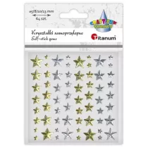 Titanum Kryszta�ki samoprzylepne Gwiazdki mix