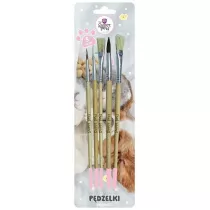 Beniamin P�dzelki z naturalnego w�osia The Sweet Pets 5 szt.