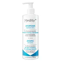 Medity+ +Atopowe Zapalenie Skry emolientowa emulsja do mycia twarzy i demakijau 200 ml