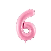 PartyDeco Balon foliowy 6 r�owy 86cm
