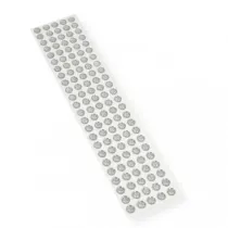 Polsirhurt Krysztaki samoprzylepne srebrne 10mm