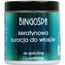 BingoSpa Kuracja keratynowa do wosw ze spirulin 250 g