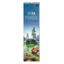 Interdruk Kalendarz 2026 paskowy 13,5x50cm Podr�e