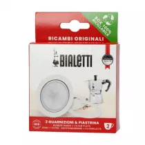 Bialetti Uszczelka (3 szt.) + sitko do kawiarek aluminiowych  2tz