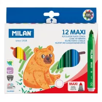 Milan Flamastry Maxi 12 szt.