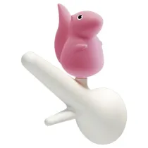 Qualy Wieszak Wiewirka rowy/biay 10088-WH-PK