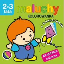 Maluchy. Kolorowanka z naklejkami. Akademia malucha 2-3 lata