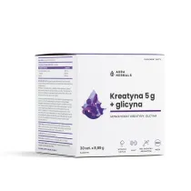 Aura Herbals Kreatyna 5 g, monohydrat + glicyna Suplement diety 30 sasz.