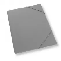 Penword Teczka A4 z gumk plastikowa szara