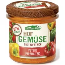 Allos Pasta warzywna z trzema rodzajami papryki bezglutenowa 135 g Bio