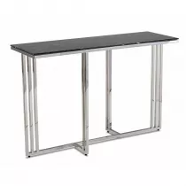 HowHomely Konsola Amagat Silver Black 120 cm