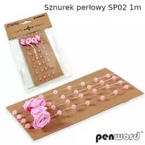 Penword Sznurek per�owy r�owy 1m