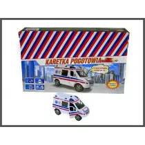 Auto Pogotowie Van metalowe 11cm HIPO HKG090