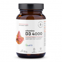 Aura Herbals Witamina D3 4000 IU - suplement diety 90 kaps.
