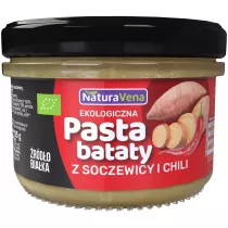 NaturaVena Pasta z batat�w z soczewic� i chili 185 g Bio