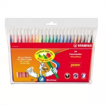 Stabilo Flamastry Power w etui 24 szt.