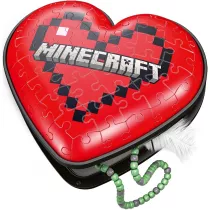Puzzle 3D 54 el. Serce Minecraft Ravensburger