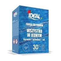 Ideal Farba do tkanin Niebieski Jeans All in one 350 g