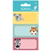 Herlitz Naklejki szkolne Cute Animals 9 szt.