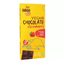 Super Fudgio Czekolada truskawkowa 80 g Bio