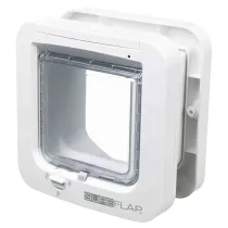 Trixie Drzwi dla kota z systemem identyfikujcym SureFlap 4-Way, biae, 21 x 21 cm