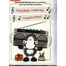 Kukartka Karnet B6 Sheepworld Urodziny Radio 73584