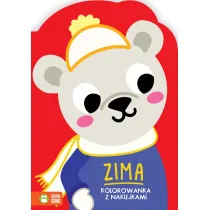 Zimowe kolorowanie. Zima