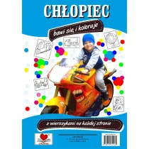 Chopiec bawi si i koloruje