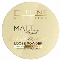 Eveline Cosmetics Matt My Day Banana Loose Powder koryguj�co-matuj�cy sypki puder do twarzy 6 g
