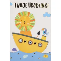Karnet okazjonalny B6 z kopert� Urodziny Dziecko PAN DRAGON HM200-3273