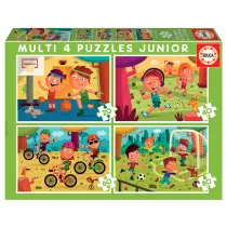 Puzzle 4w1 Sport Educa