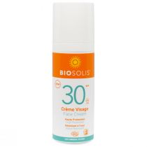 Biosolis Krem przeciwsłoneczny do twarzy przeciwzmarszczkowy SPF30 eco 50 ml