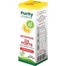 Purity Of Nature Witamina D3 Forte suplement diety 30 ml