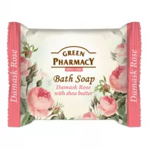Green Pharmacy Bath Soap myd�o w kostce R�a Damasce�ska i Mas�o Shea 100 g